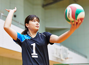 女子バレーボール部